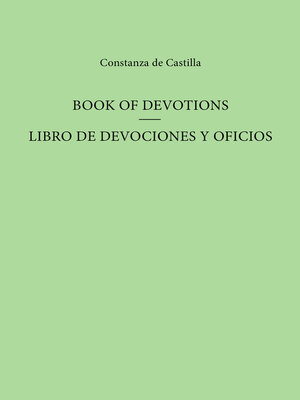 cover image of Book of Devotions/Libro de Devociones y Oficios